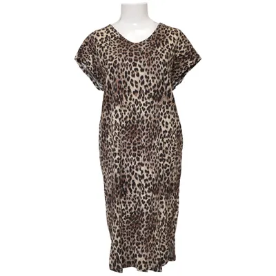 Jurk (Bruin, Zwart) van VRS Woman Katoen, Viscose