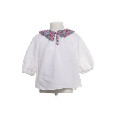 Blouse (Wit, Meerkleurig) van Zara Katoen