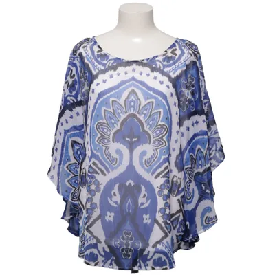 Bluse (Blå, Hvid, Grå) fra Created by Chic Polyester