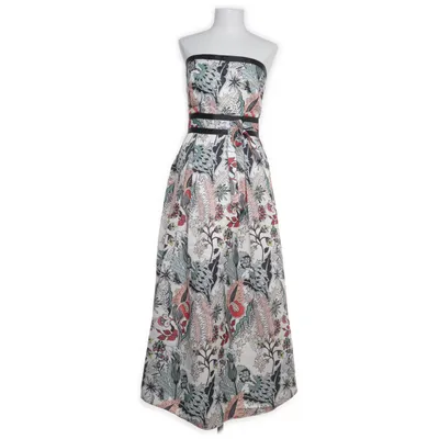 Långklänning (Svart, Vit, Flerfärgad) från Dixie Polyester
