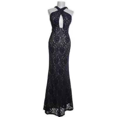 Evening gown (Purple) from Eva & Lola Nylon, Elastane