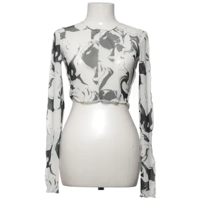Topp (Vit, Svart, Flerfärgad) från Monki Elastan, Polyester