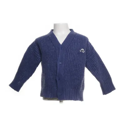 Cardigan (Blauw) van Tinycottons Katoen, Merinowol