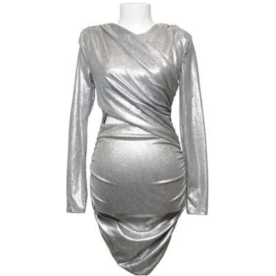 Klänning (Silverfärgad) från LVCILIA Elastan, Polyester