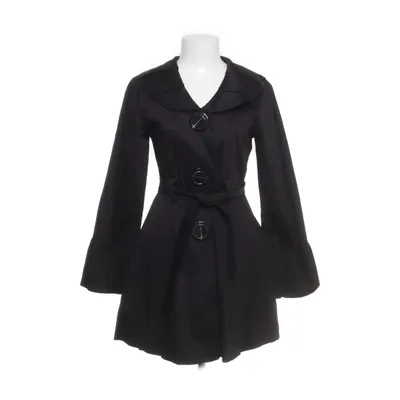 Trench coat (Black) Cotton, Elastane