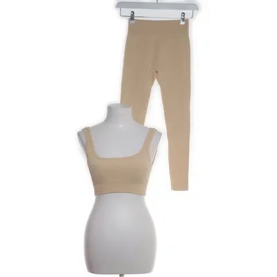 Ensemble de vêtements de sport (Beige) de MKLifestyle Élasthane, Nylon