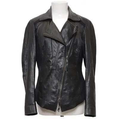 Biker jacket (Black) from Zero Cotton, Elastane, Leather, Polyester