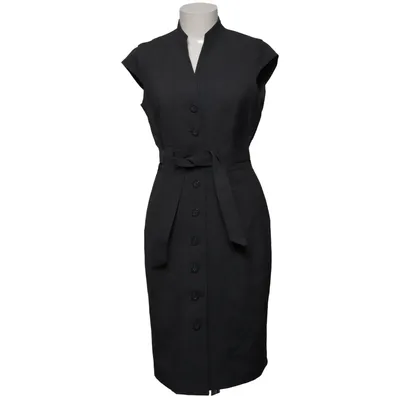 Kjole (Grå) fra Calvin Klein Elastan, Polyester, Viscose