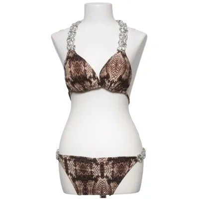 Bikini (Braun, Schwarz) von Hot Miami Styles Elasthan, Polyester