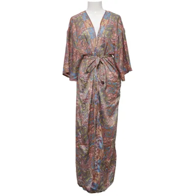 Robe portefeuille (Multicolore) de QNUZ Polyester, Soie