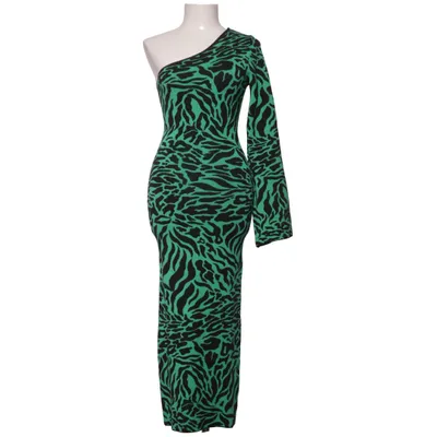 Maxi jurk (One Shoulder Knitted Midi Dress) van NA-KD Polyester, Viscose