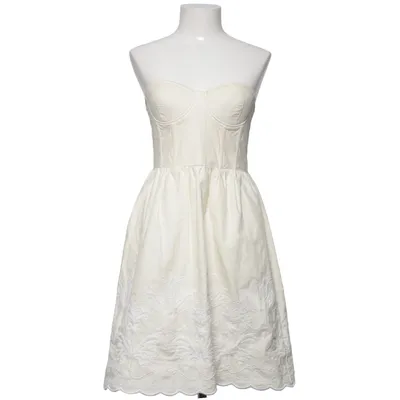Robe (Beige) de H&M Conscious Collection Coton biologique, Polyester