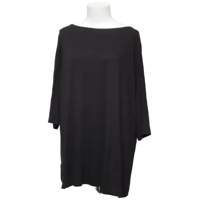 Topp (Svart) från Janina Curved Elastan, Viskos