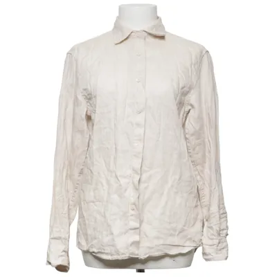 Shirt (Beige) van Uniqlo Linnen