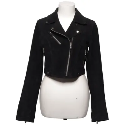 Veste de motard (Noir) de Josefina of Sweden Coton, Cuir, Polyester
