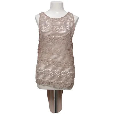 Top (Beige) van Oxygene Polyester
