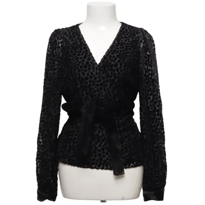 Wikkelblouse (Zwart) van & Other Stories Elastaan, Polyamide, Polyester, Viscose