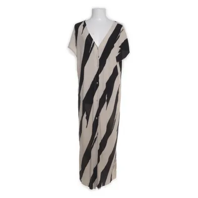 Långklänning (Svart, Beige) från Visual Clothing Project Elastan, Återvunnen polyester