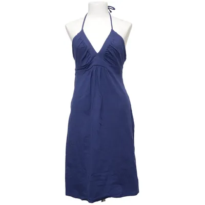 Halterneck dress (Blue) from Moda International Cotton, Elastane