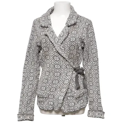 Wickeljacke (Grau, Weiß) von Isolde Baumwolle