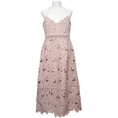 Cocktailjurk (Floral Crochet Midi) van NA-KD Polyester