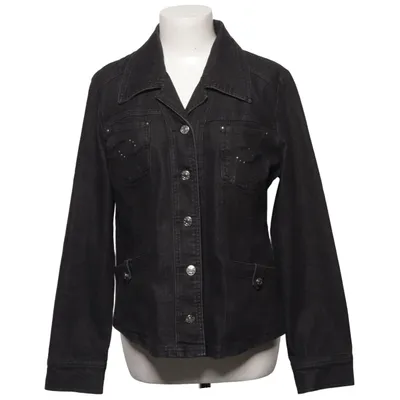 Denimjakke (Sort) fra Emm Bomuld, Elastan, Polyester