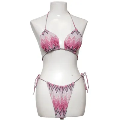 Bikini (Rosa, Flerfärgad) från Design by Si Elastan, Polyester