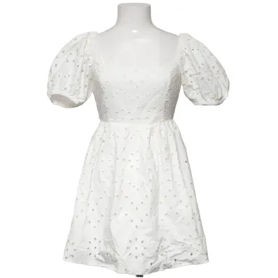 Dress (White) from Zara Cotton