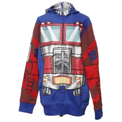 Capuchon sweater (Blauw, Rood, Meerkleurig) van Transformers Katoen, Polyester
