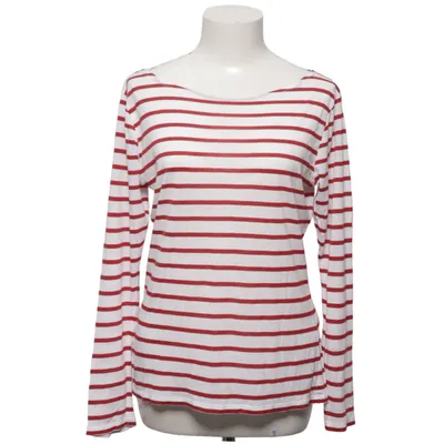 Langærmet t-shirt (Rød, Hvid) fra Filippa K Tencel