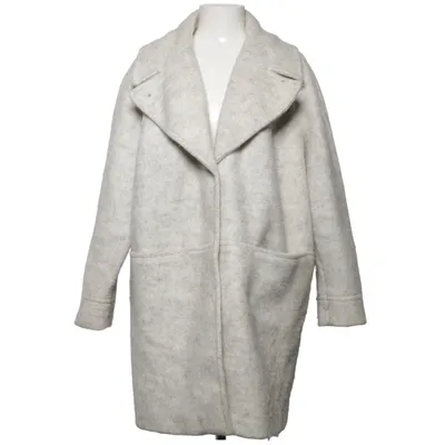 Coat (Beige) from Ellos Polyester, Wool