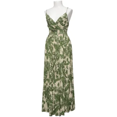 Långklänning (Grön, Beige) från Miss Sara Viskos