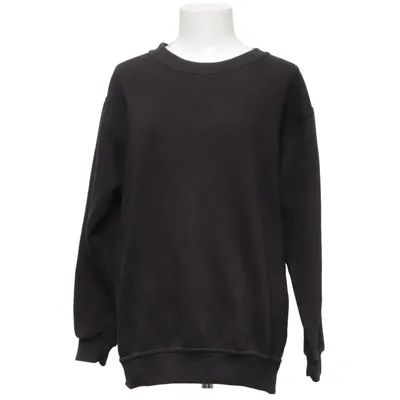 Collegetröja (Svart) från Premium Bomull, Polyester