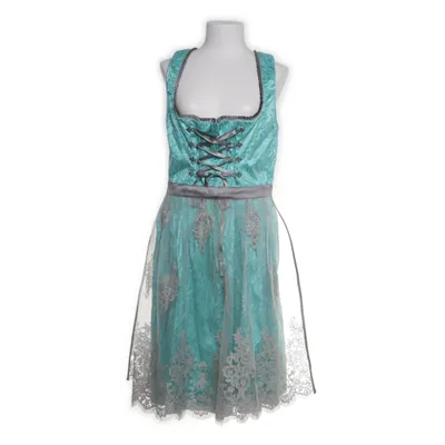 Dirndl (Blauw) van Duri Landhaus Polyester, Zijde, Katoen