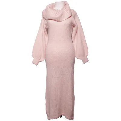 Jurk met col (Roze) van Gina Tricot Acryl, Polyester