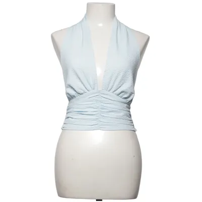 Halternecktopp (Blå) från Gina Tricot