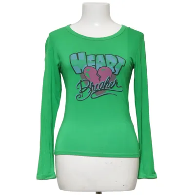 T-shirt à manches longues (Vert) de Parisian Élasthane, Viscose