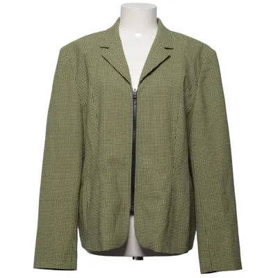 Blazer (Vert, Noir) de Oui Set Acétate, Élasthane, Polyester, Laine