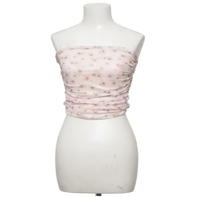 Tube top (Purmillymy Mesh Top) van Pure Friday Elastaan, Polyester