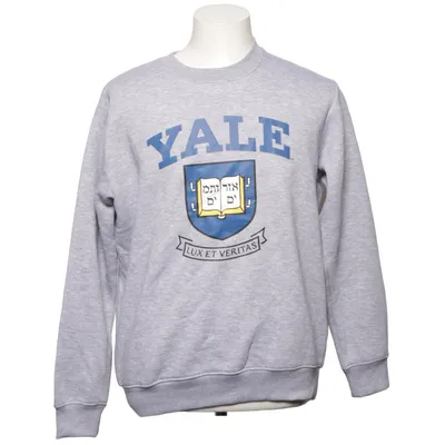 Collegetröja (Grå) från Yale Bomull, Polyester