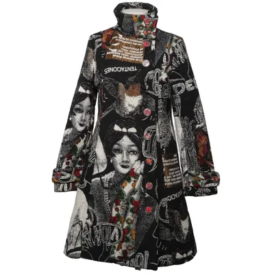 Kappa (Svart, Flerfärgad) från Desigual Akryl, Bomull, Polyester