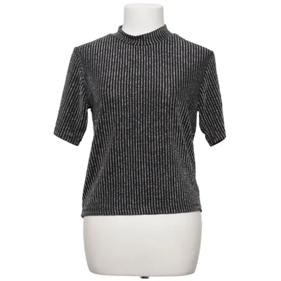 Top (Black, Silver) from Stay Elastane, Metallic fiber, Polyamide