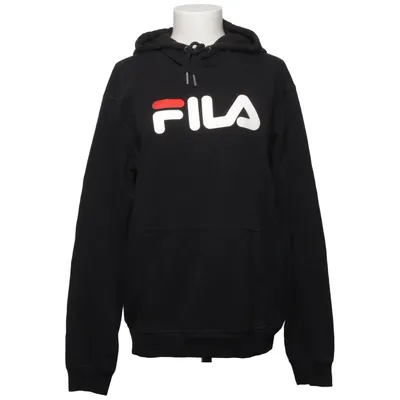 Huvtröja (Svart) från Fila Bomull, Polyester