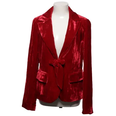Blazer (Rød) fra H&M Studio Polyester, Silke