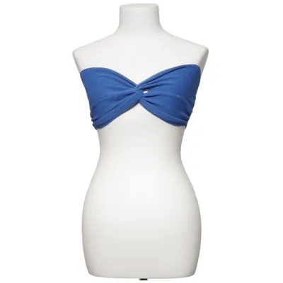 Tube top (Blue) from Mooloola Polyamide, Viscose