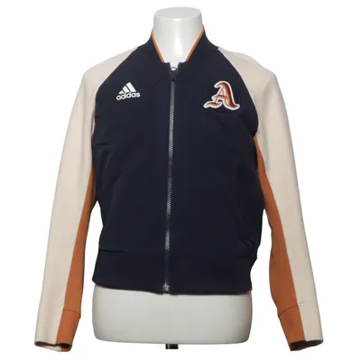 Træningsjakke (Blå, Beige, Orange) fra Adidas Elastan, Polyamid