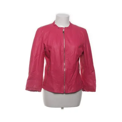 Læderjakke (Pink) fra Motel Læder, Polyester