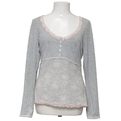 Pyjama shirt (Grijs, Roze) van Vive Maria Katoen, Elastaan, Modal