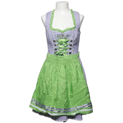 Dirndl (Groen, Lila, Wit) van Distler Katoen, Polyester