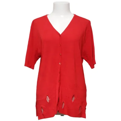 Cardigan (Red) from New Sensation Cotton, Elastane, Viscose
